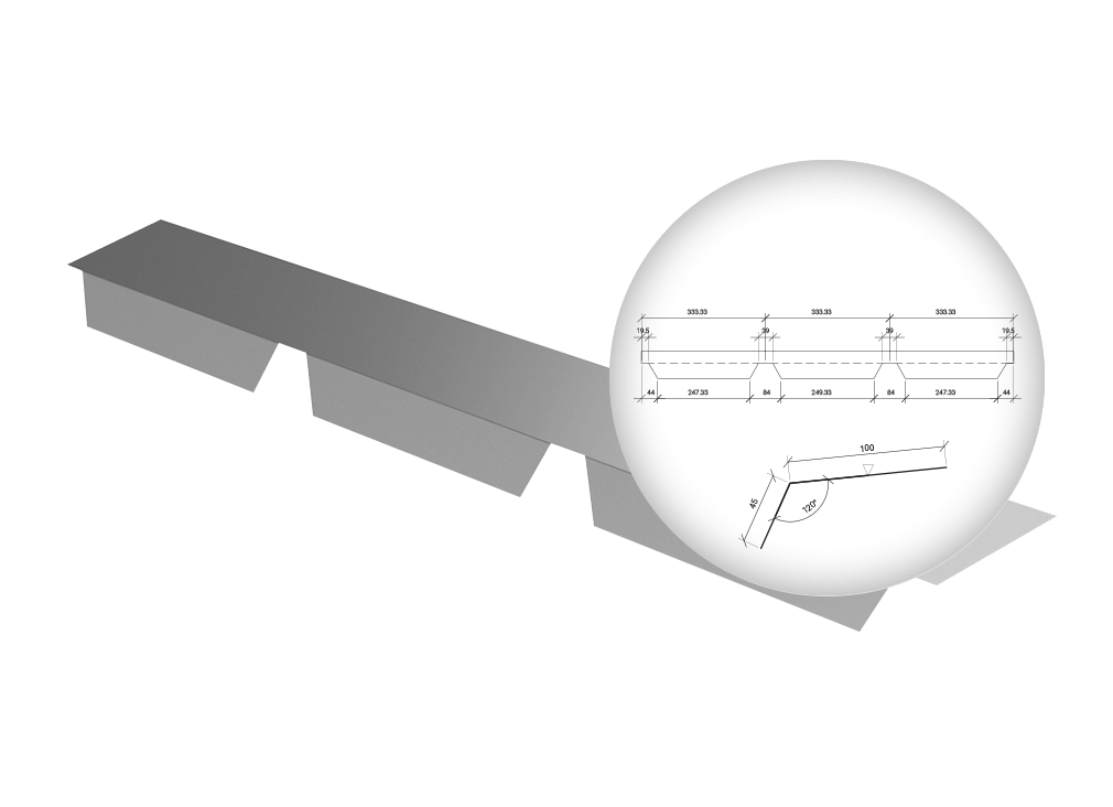 Harjaviimistlus (nn kammprofiil)